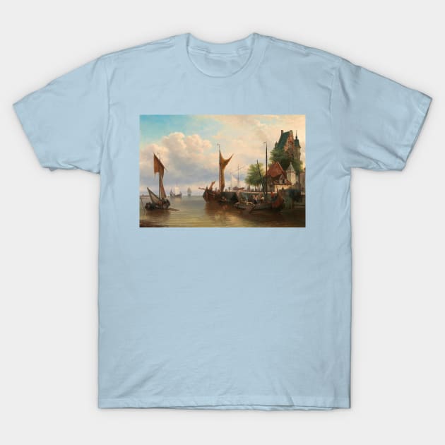 Sailboats in the Harbour T-Shirt by AlexMir